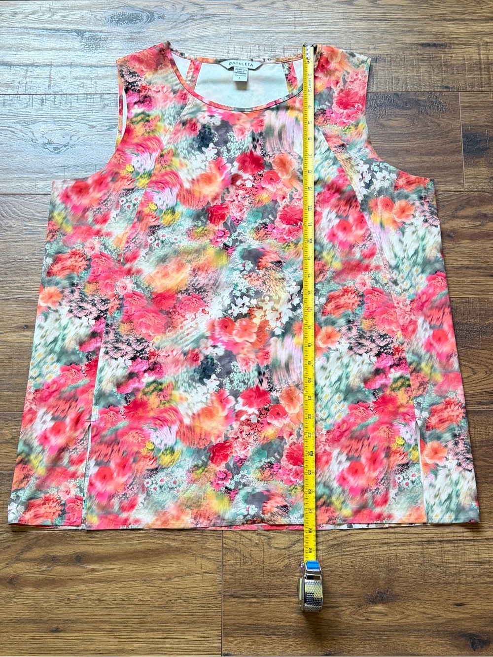 Athleta Women’s Refined Zephyr Bloom Tank Top Pullover Size Large - Picture 5 of 10